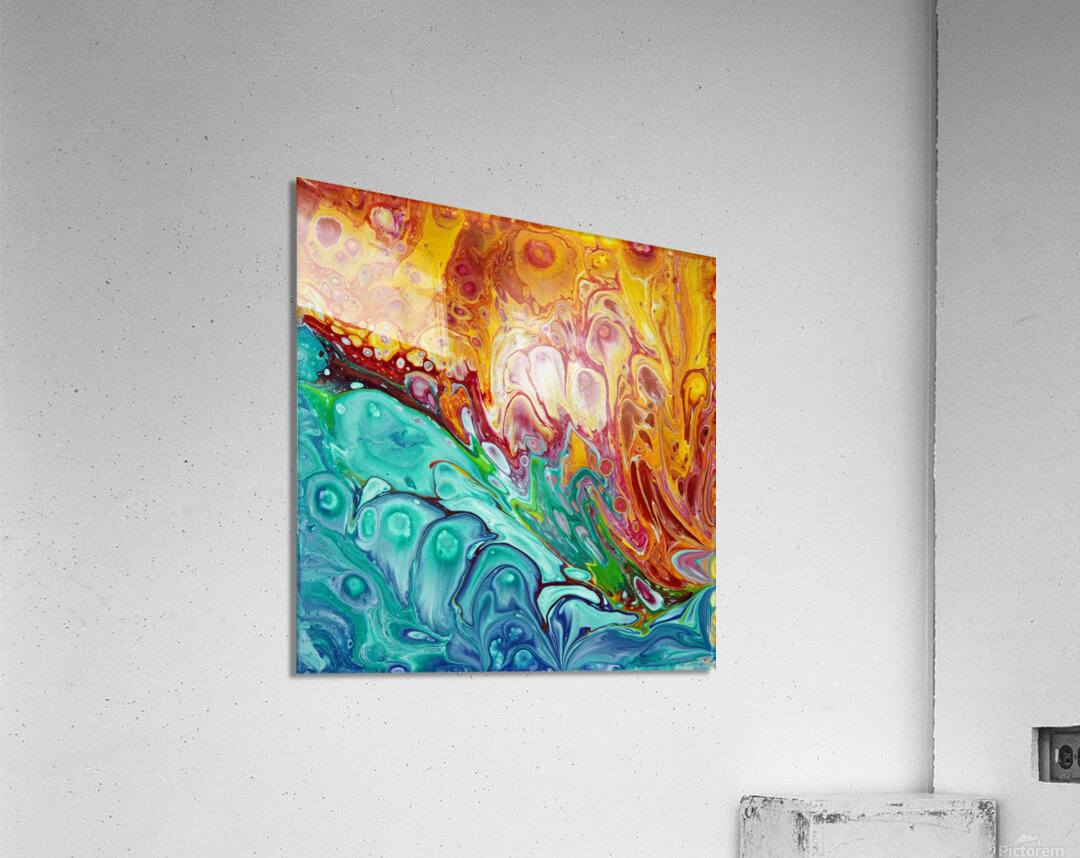 Dolphin Race Acrylic Print