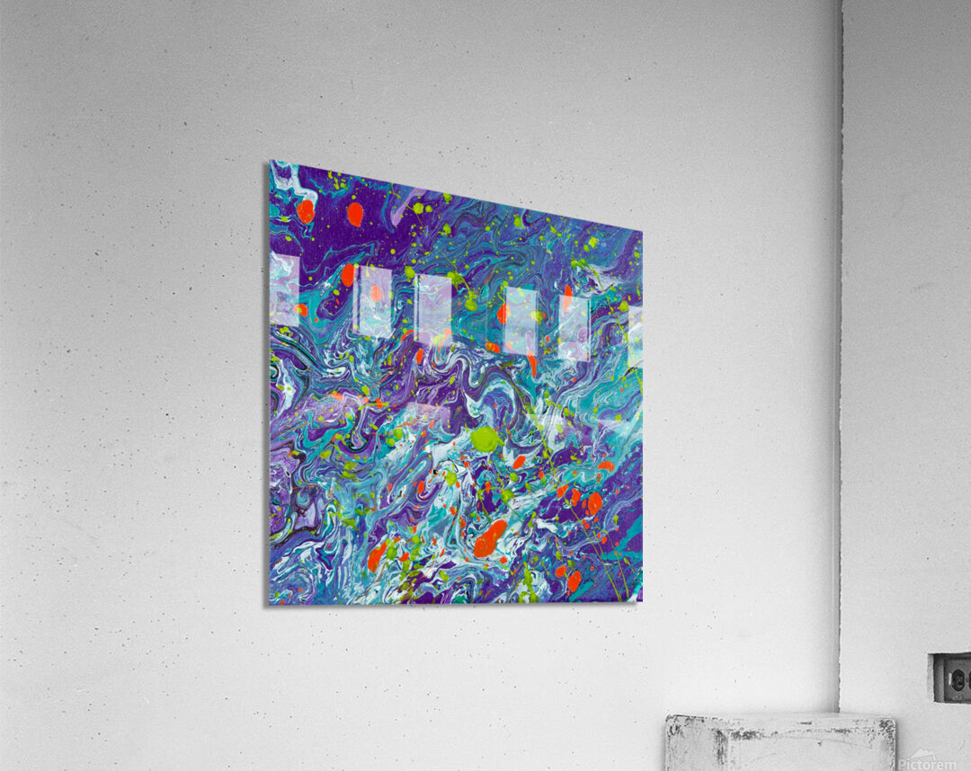 Coy Pond Acrylic Print