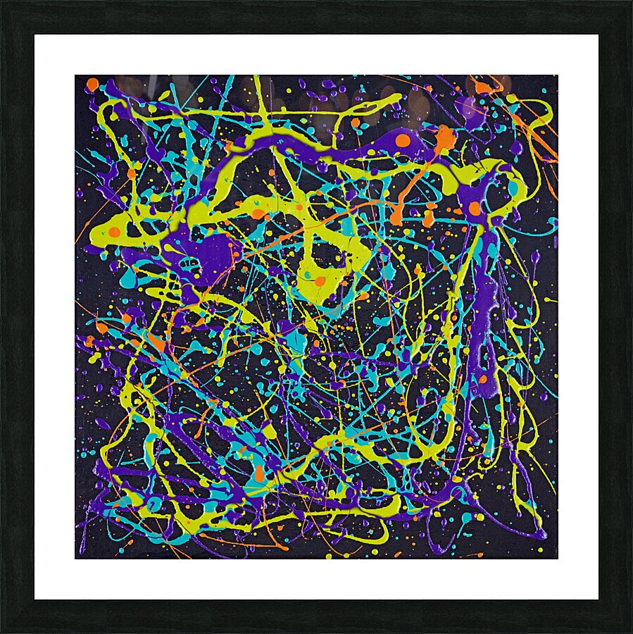 Mardi Gras Picture Frame print