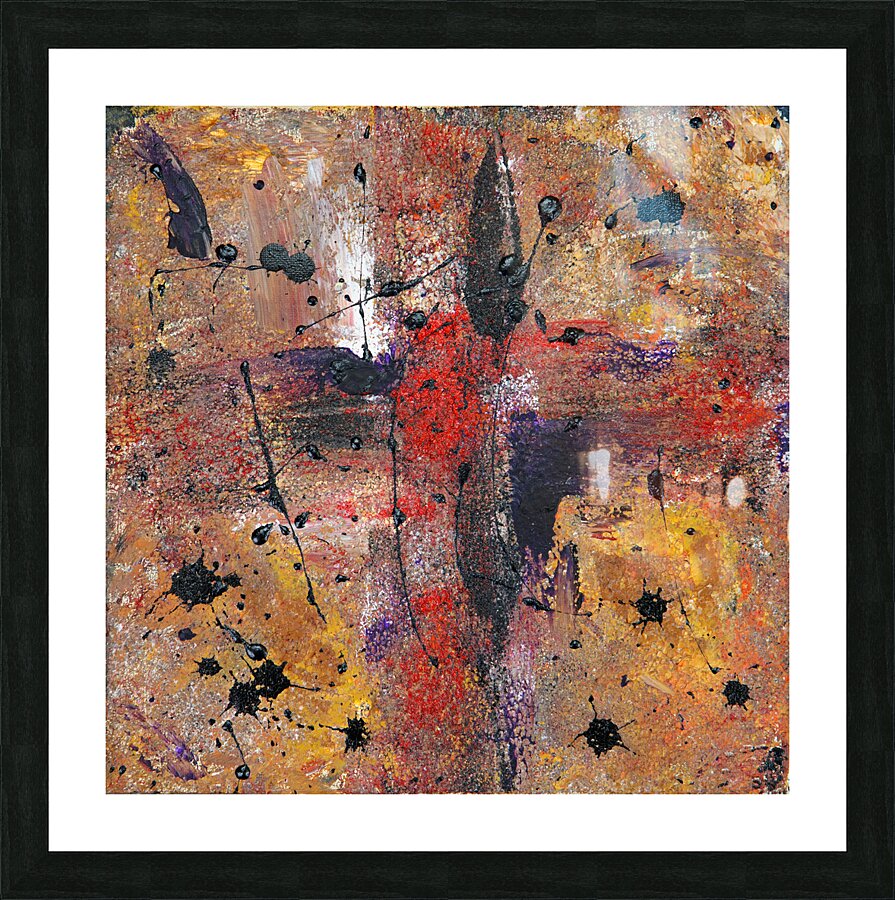 Pentecost Fire Picture Frame print