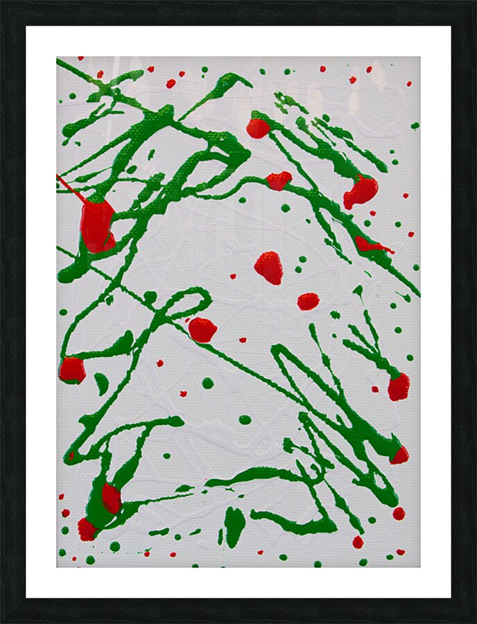 Snowstorm Picture Frame print