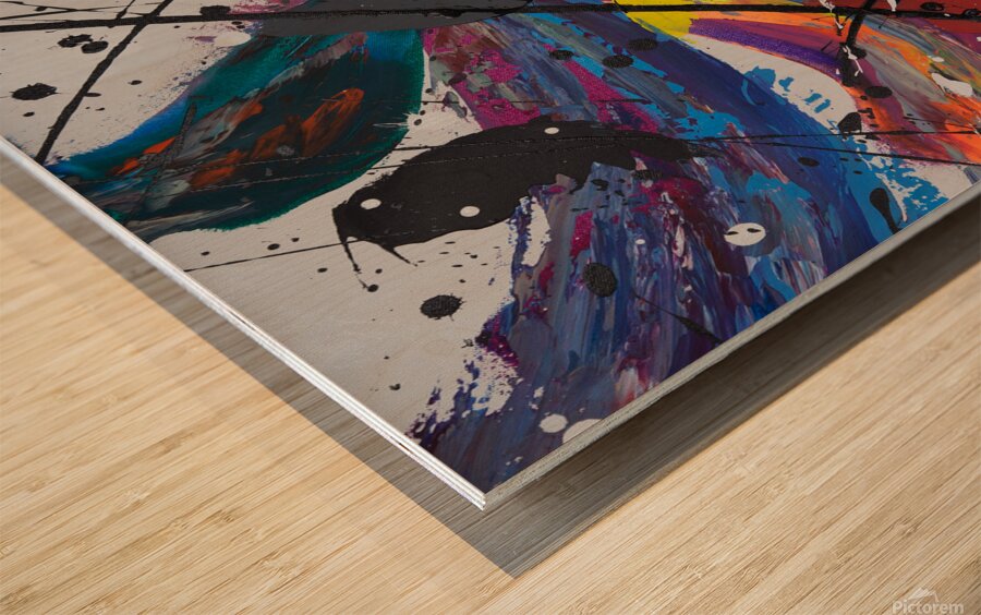 Bird Uncaged Wood print