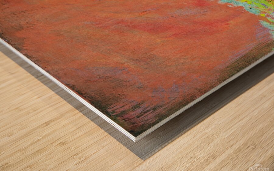 Ruach Elohim Wood print