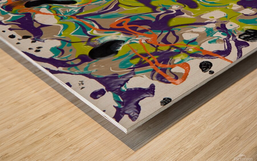 Feeling Groovy Wood print