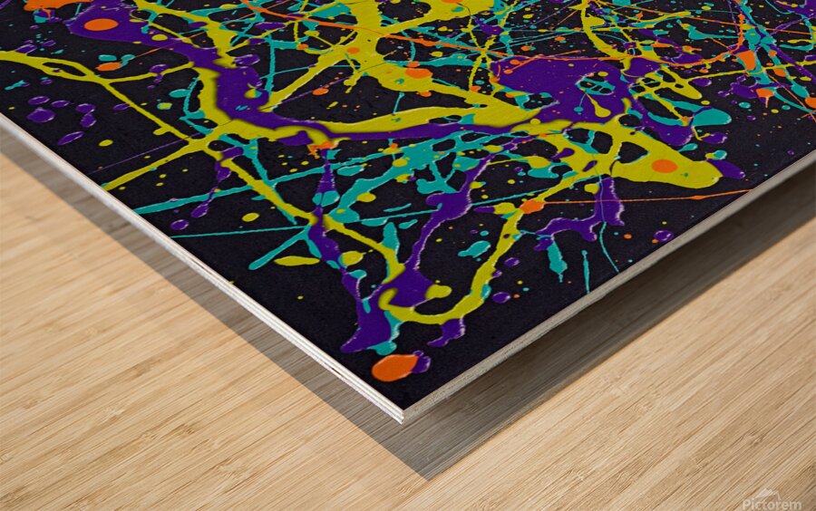 Mardi Gras Wood print