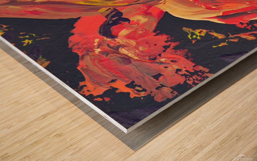 Firelight Wood print