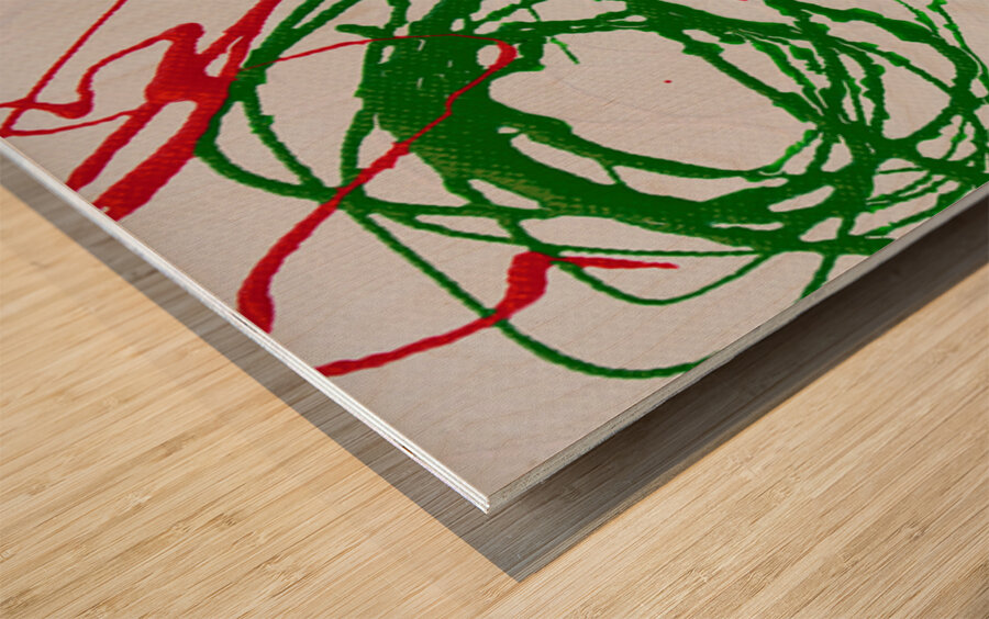 Sleigh Bells Wood print