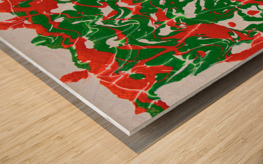 Ugly Sweater Party Wood print