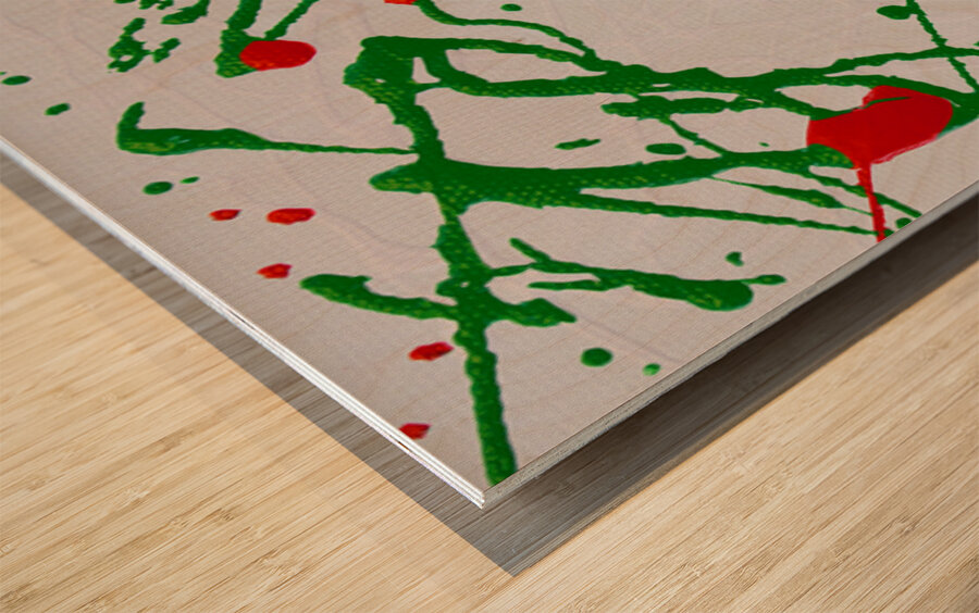 Snowstorm Wood print