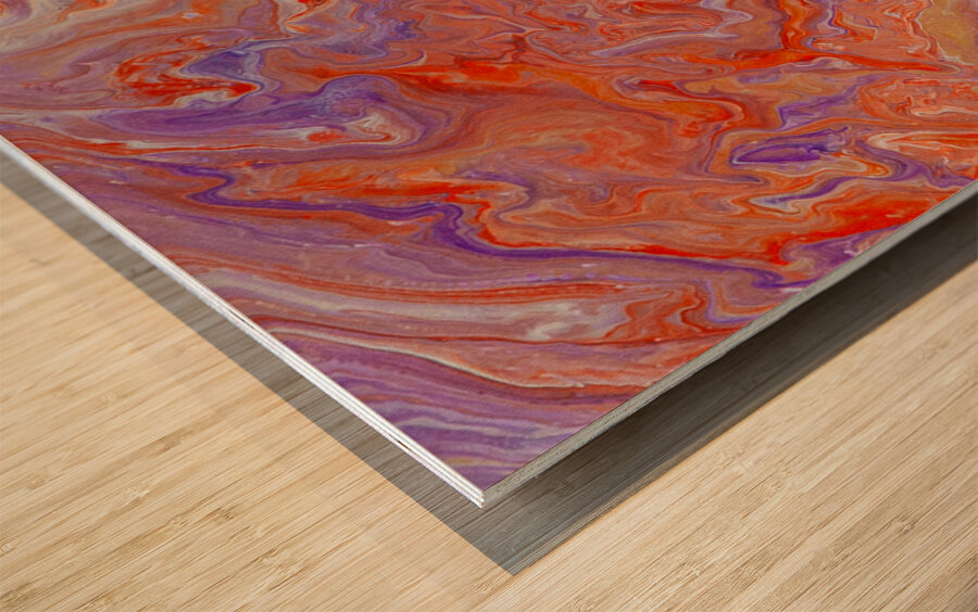 On the Ganges Wood print